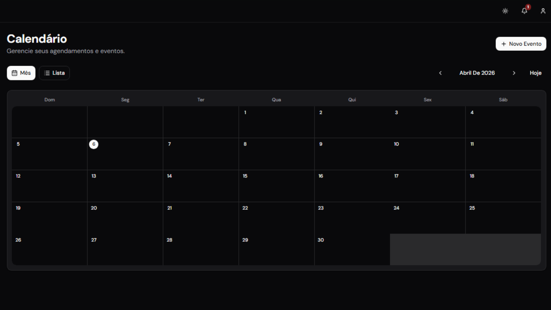 Maze calendar with appointments organized by day